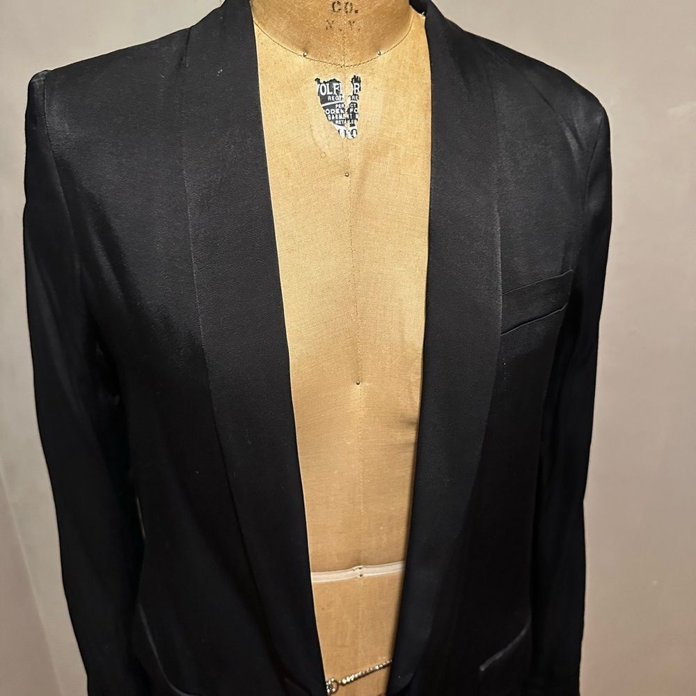 Satin blazer - Picture 5 of 6